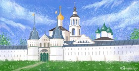 Толга — замок-цветник на Волге