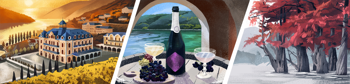 Курортный роман: Абрау-Дюрсо и песни моря - АВИА